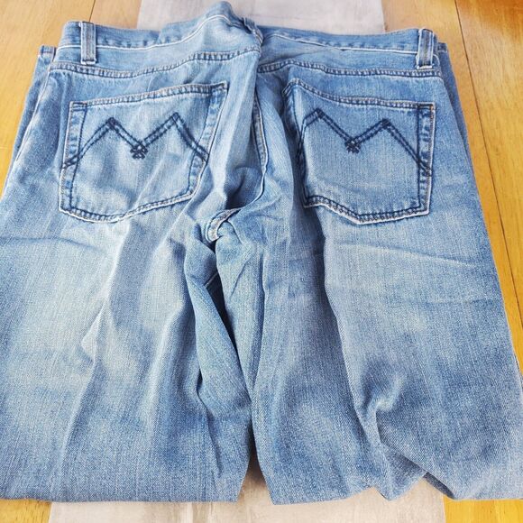 Vintage American Rag Cie Mens Jeans Size 33×30 Zip 100% Cotton - Picture 3 of 7